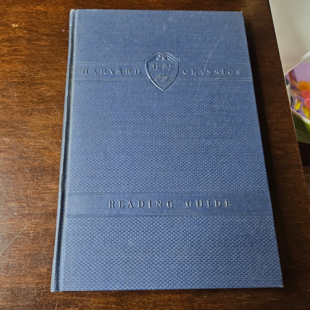 P. F. Collier Harvard Classics Reading Guide 1930 Hardcover Book
